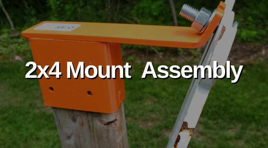 2x4 mount assembly