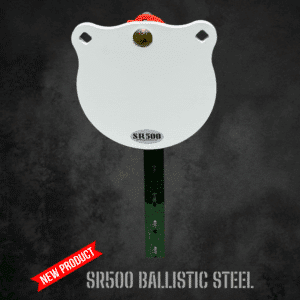 SR500 8" 3/8" Gong T-Post Target System